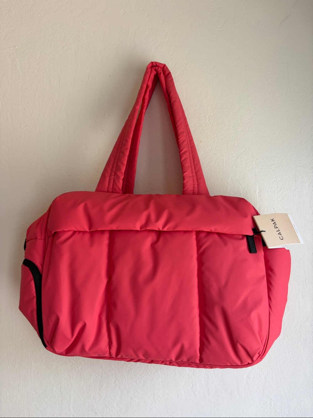 Calpak Duffle watermelon NWT read